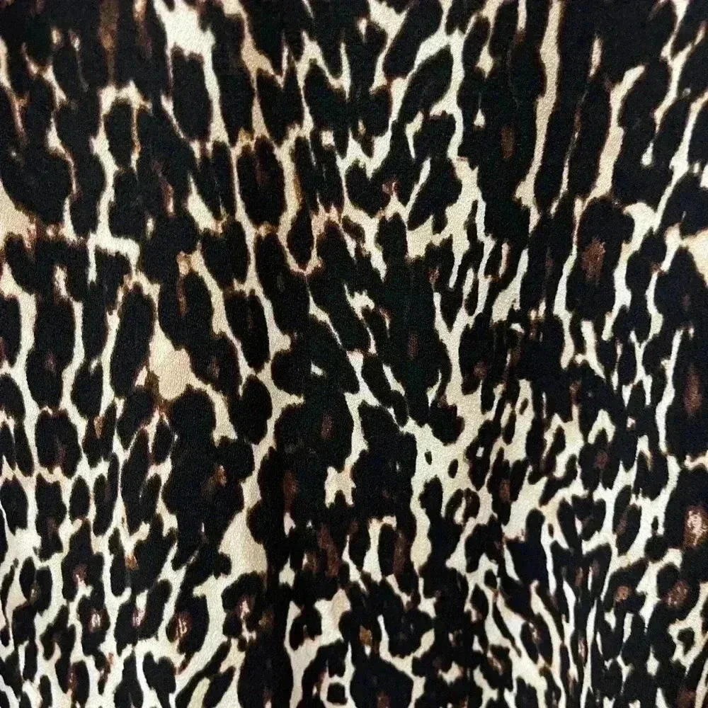 Bold Elements leopard print ruffle sleeves M - Picture 5 of 6